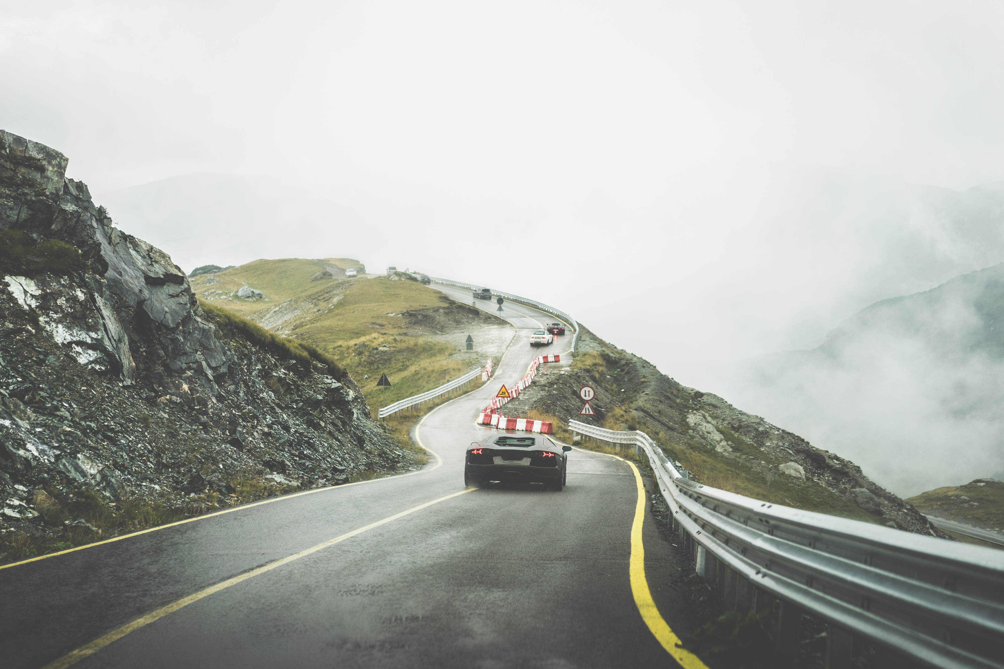 car road rain